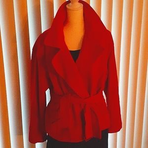 THE LIMITED cropped red jacket